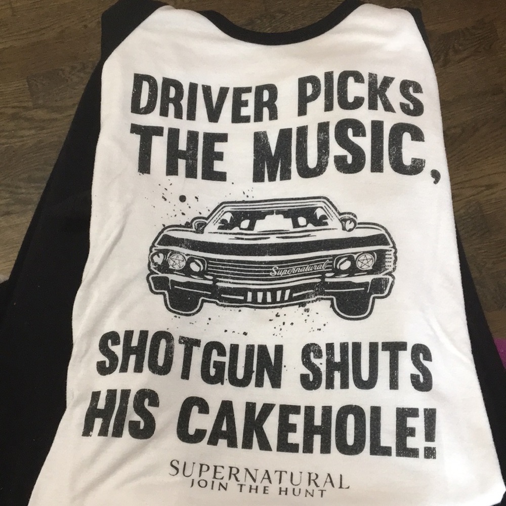 Adorable Supernatural 3/4 Sleeve T-shirt!